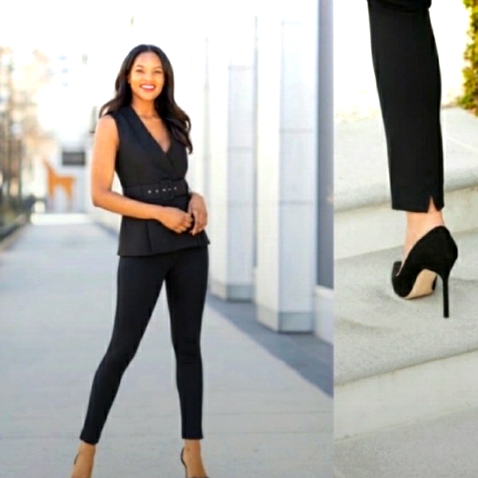 Spanx The Perfect Back Seam Skinny Pants Medium